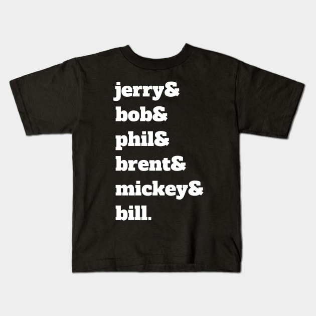 Jerry And Friends AKA The Grateful Dead Kids T-Shirt by BarbaraShirts